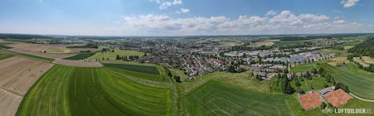 Meßkirch im 180-Grad-Bild