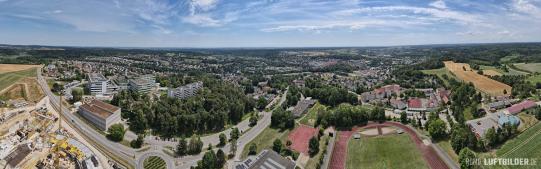 Sigmaringen im 180-Grad-Bild