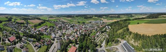 Göggingen im 180-Grad-Bild