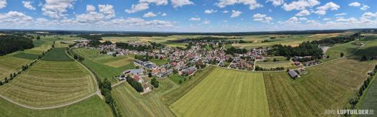 Hausen a.A. im 180-Grad-Bild